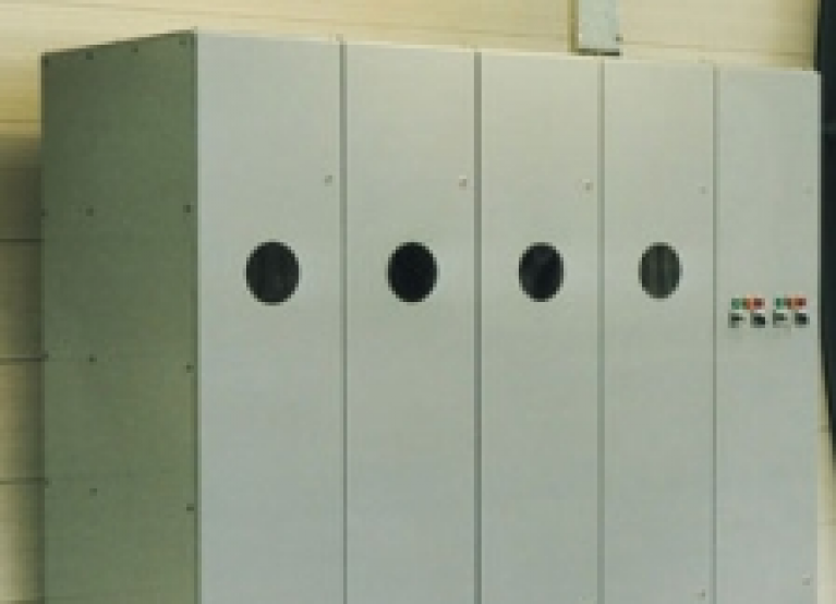 Coated steel cabinets