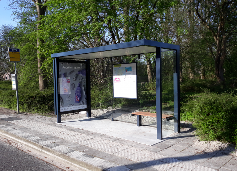 Landscape shelter municipality of Hoorn side view